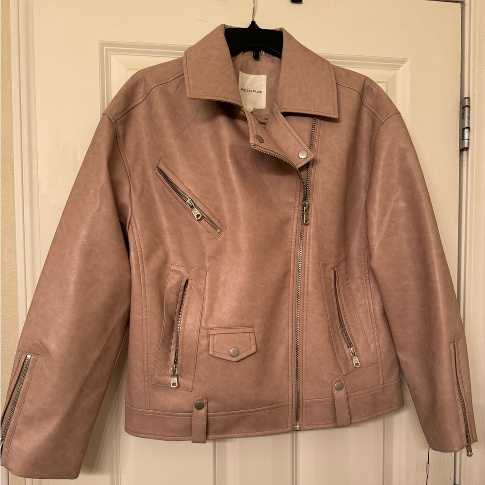 NWT Anthropologie Vegan moto jacket